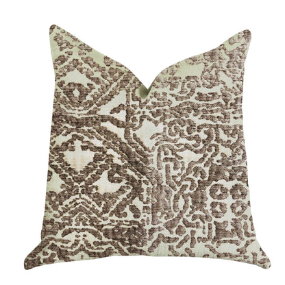 Dusky Cosmo Textured Luxury Throw Pillow