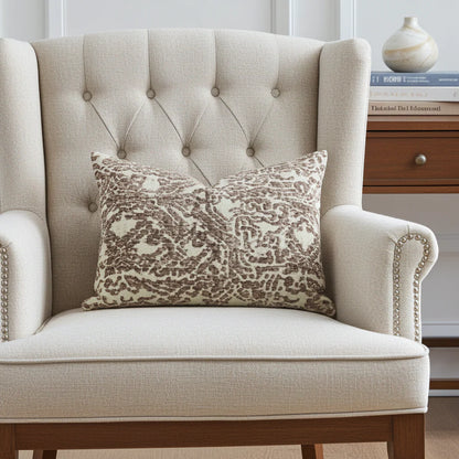 Dusky Cosmo Textured Luxury Throw Pillow