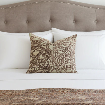 Dusky Cosmo Textured Luxury Throw Pillow